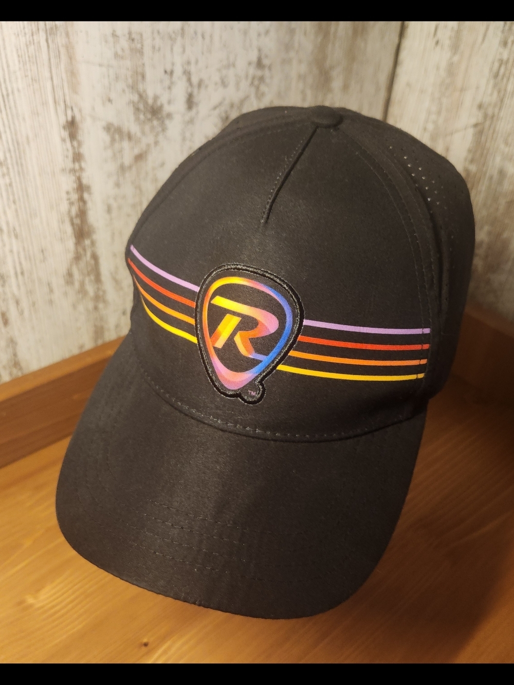 Boco Gear Rock N Roll Marathon Mesh Back Run Hat Cap w/ Multicolor 'R' Emblem